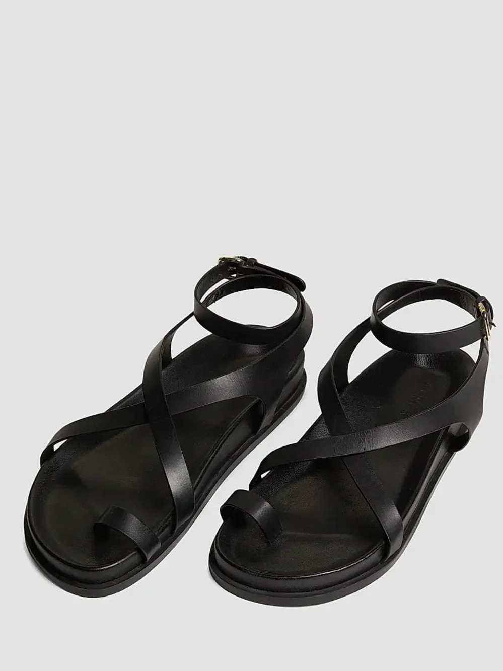 A.EMERY jalen slim leather sandals SIZE 37
